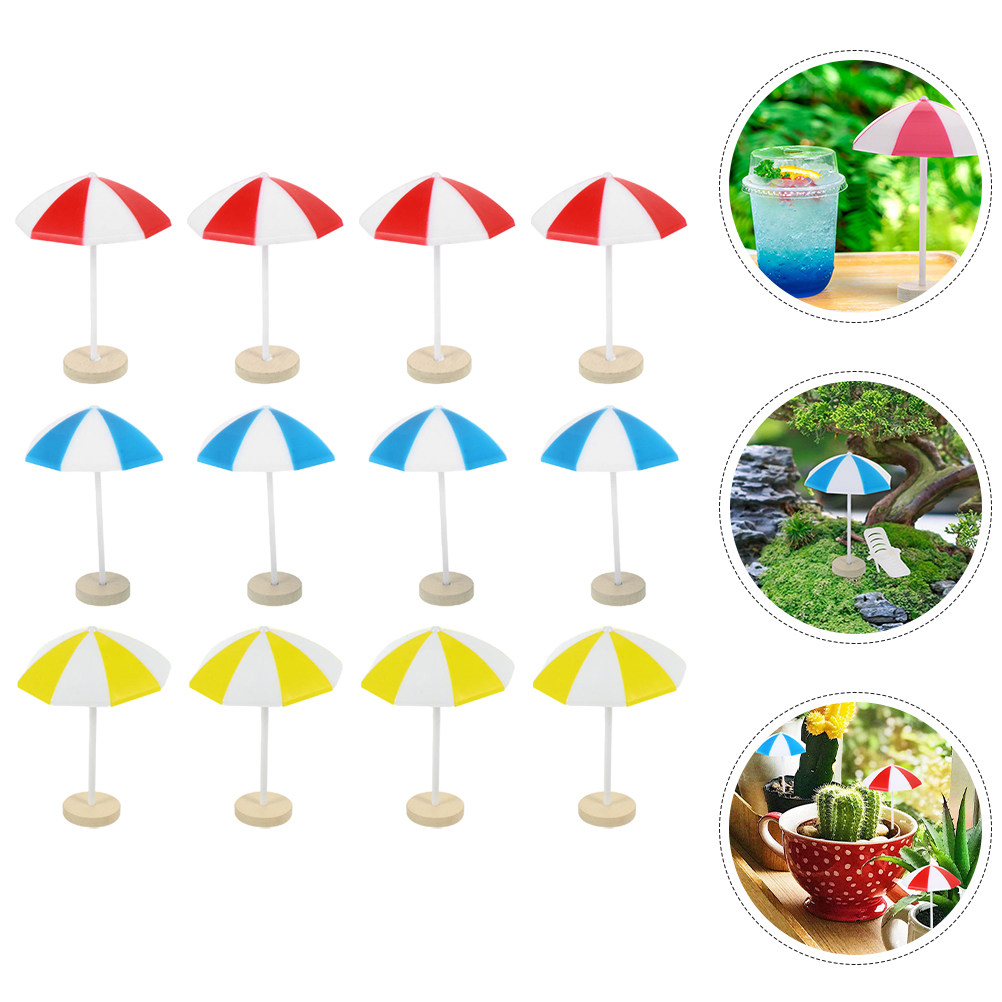 8Pcs Miniature Beach Umbrella  - огляд і ціна Succulent Arrangement Mini