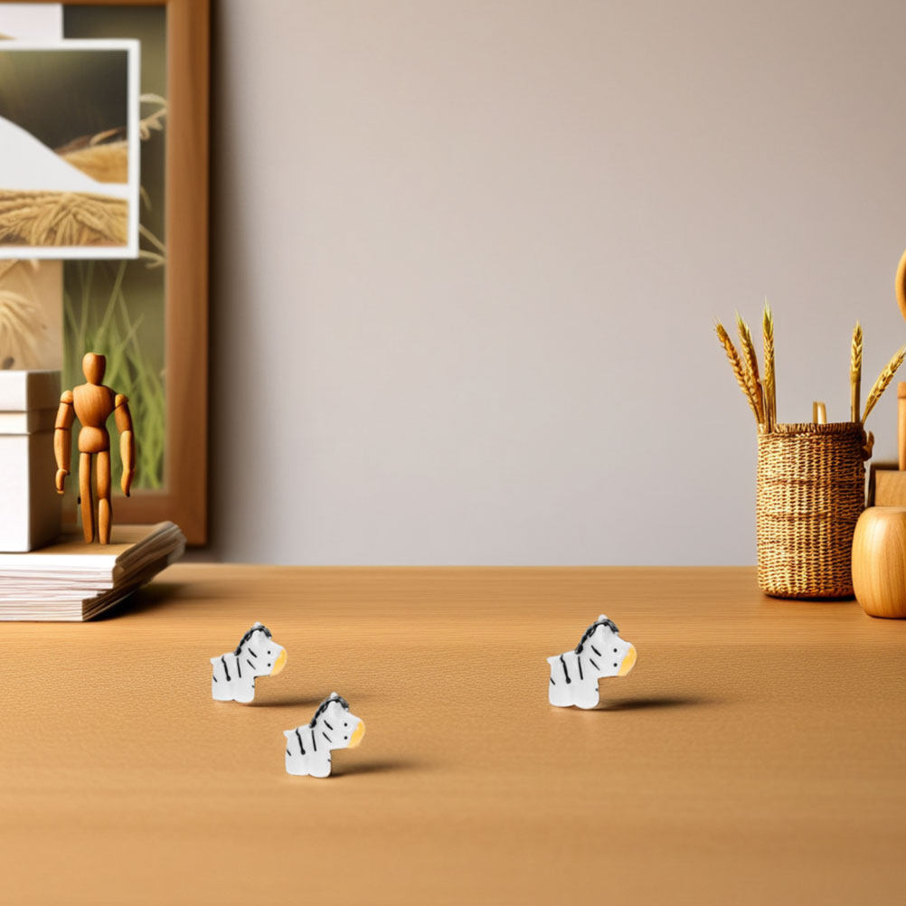 8Pcs Mini Zebra Decor Resin An - огляд і ціна Succulent Arrangement Mini
